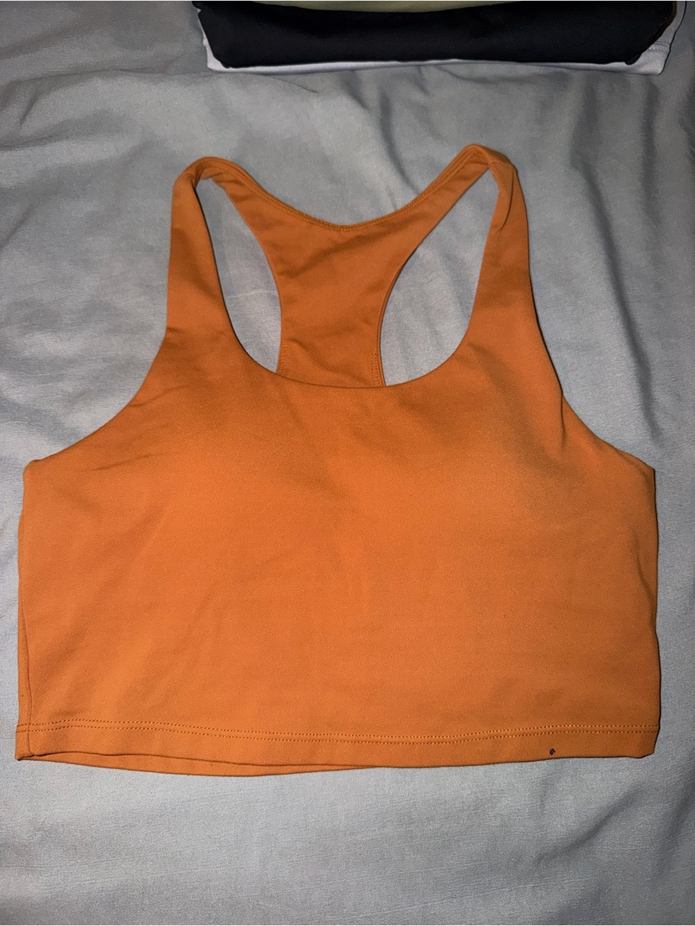 Paragon Fitwear Orange Racerback Crop Bra